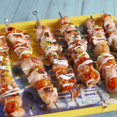 Prosciutto Chicken Kabobs