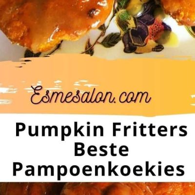 Pumpkin Fritters, South African Recipe