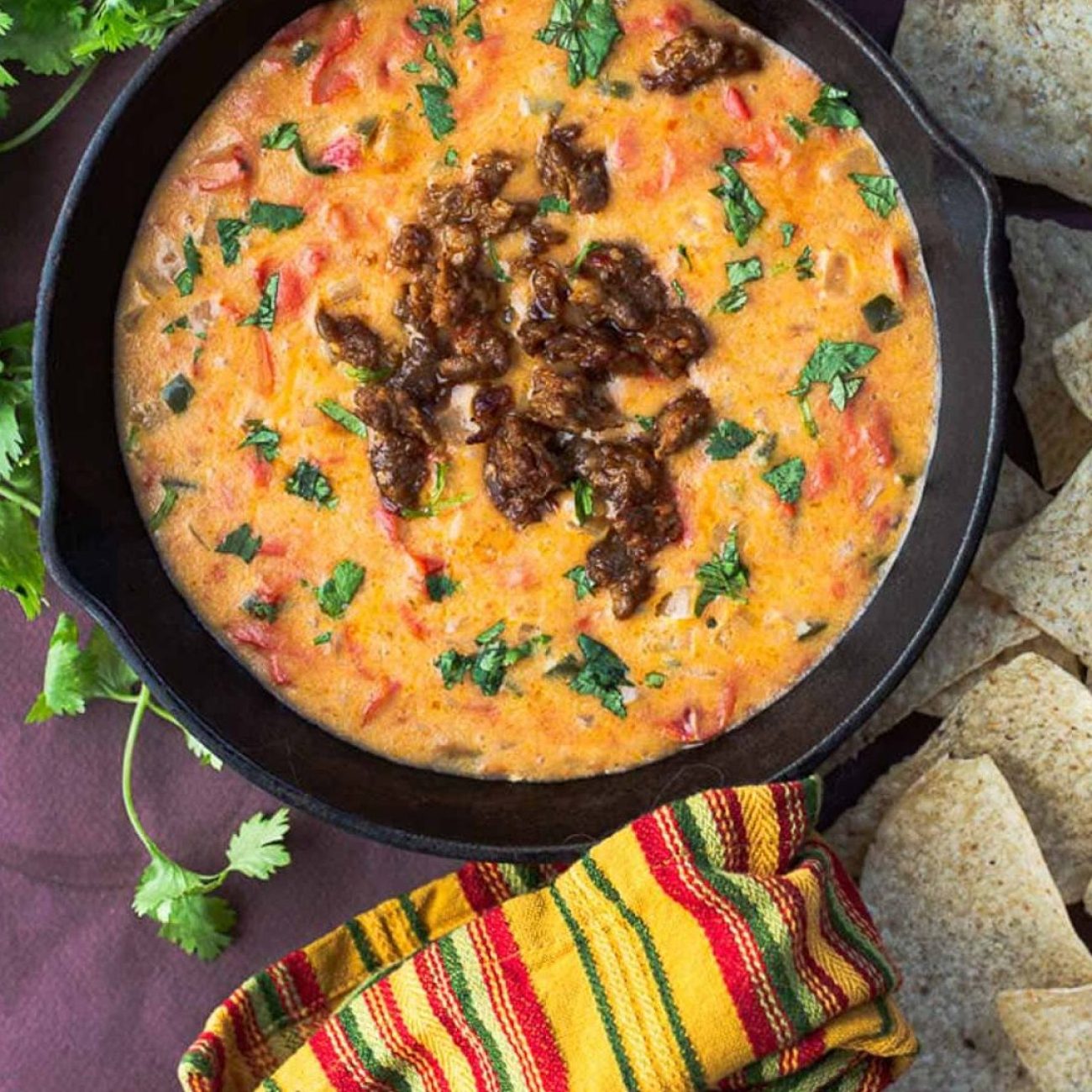Queso Fundido With Chorizo