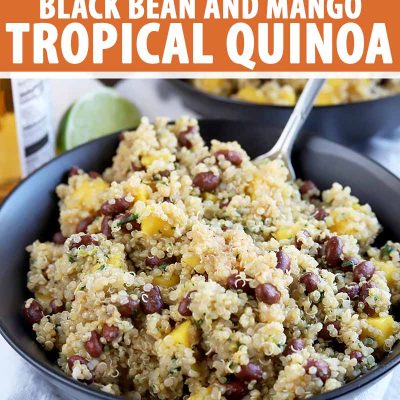 Quinoa Salad With Black Beans And Mango