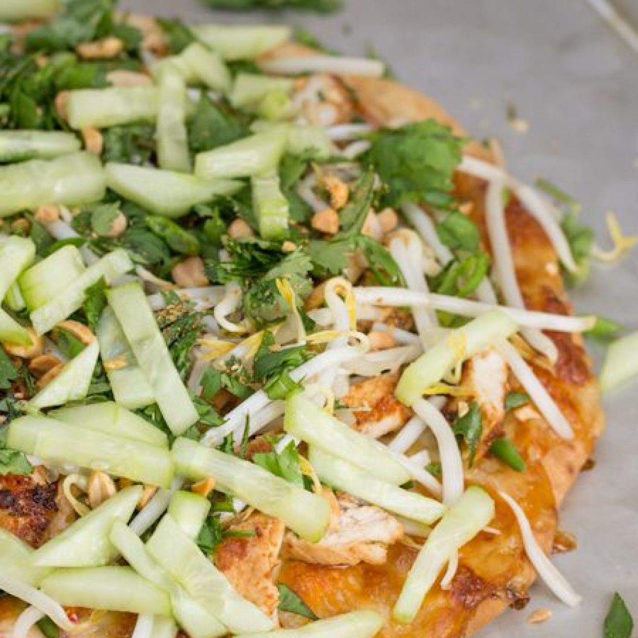 Rachael Rays Thai Chicken Pizza