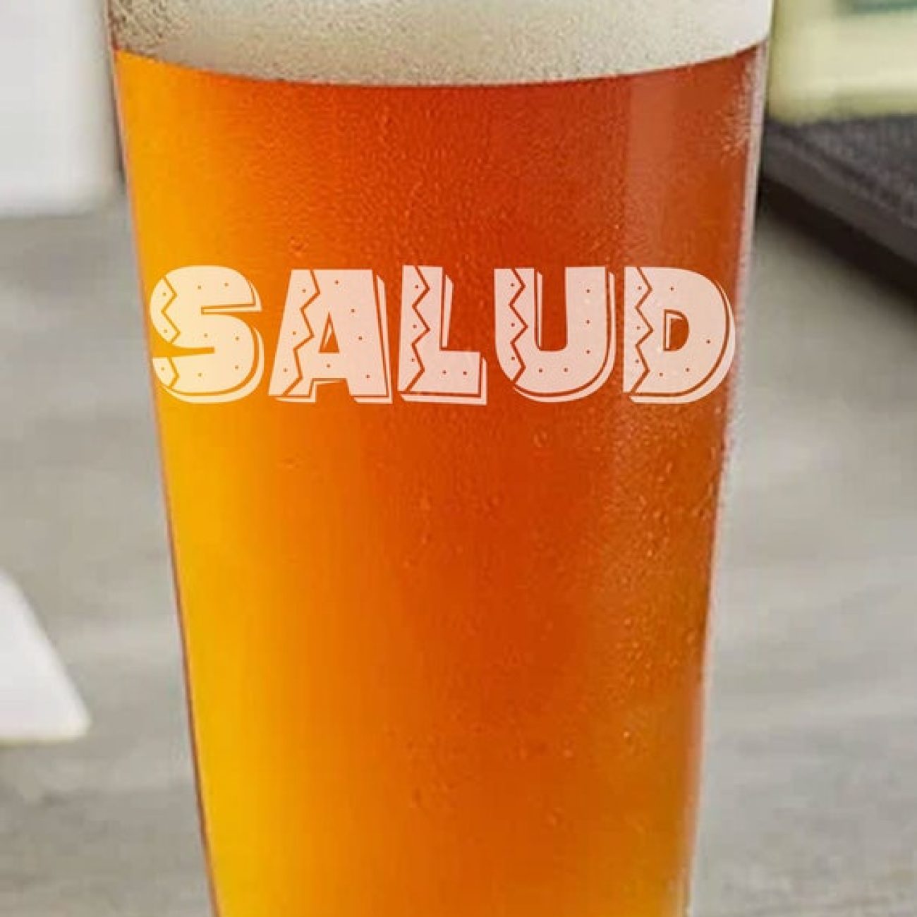 Raise your glass and toast! Salud!