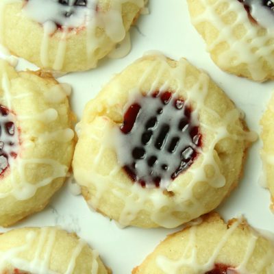 Raspberry Almond Shortbread