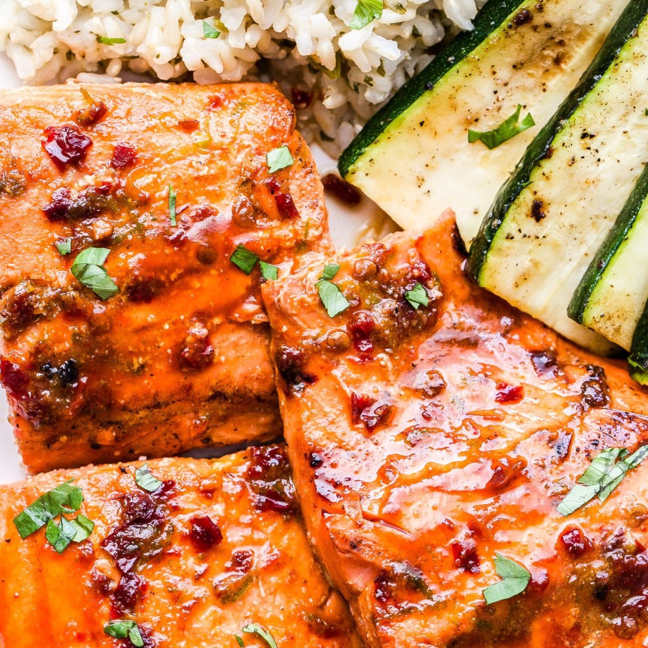 Raspberry Chipotle Grilled Salmon-So Easy-