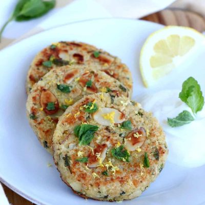 Ready, Set, Cook Veggie Fritters With Minted