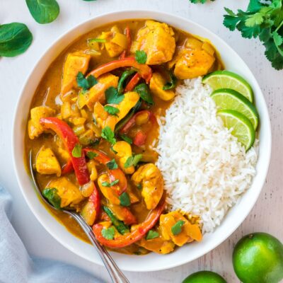 Red Coconut Chicken Curry