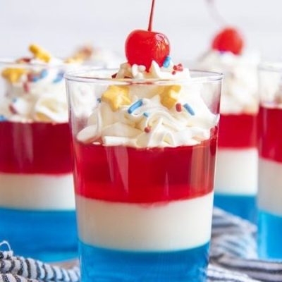 Red, White, And Blue Jello