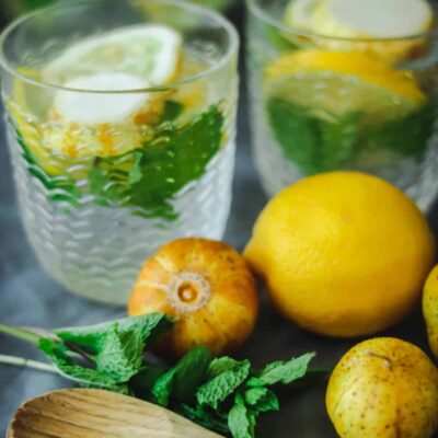 Refreshing Lemon &Amp; Cucumber Water