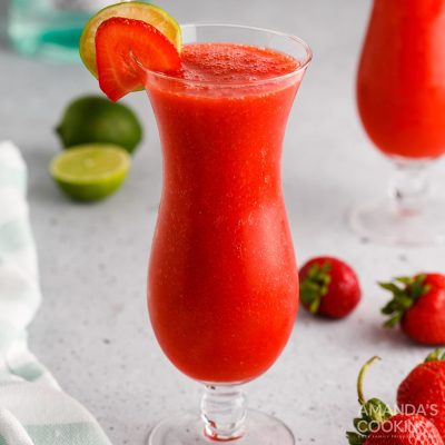 Refreshing Strawberry Daiquiri Sherbet Recipe