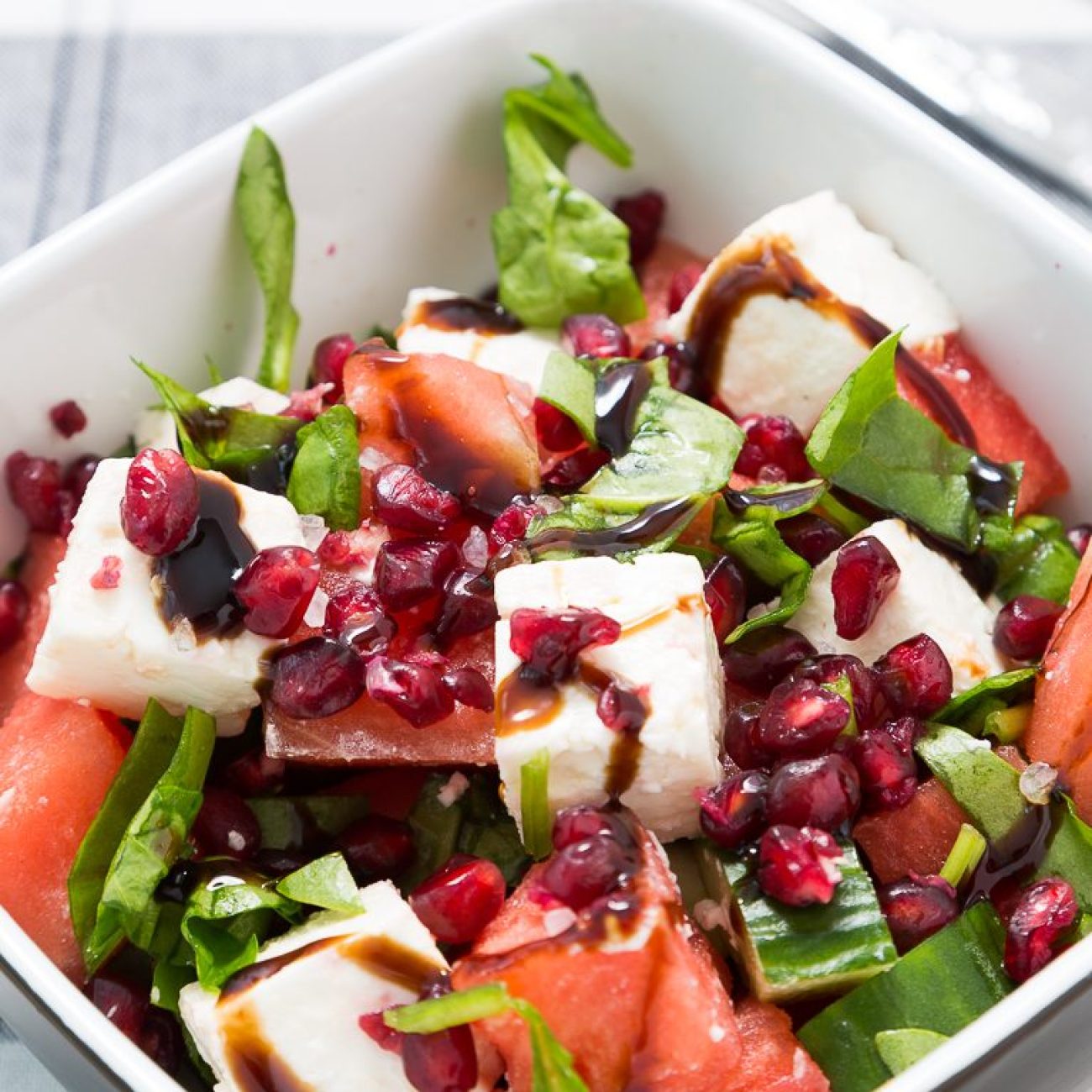 Refreshing Watermelon and Pomegranate Salad Recipe