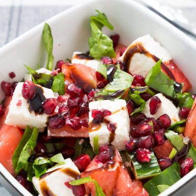 Refreshing Watermelon And Pomegranate Salad Recipe