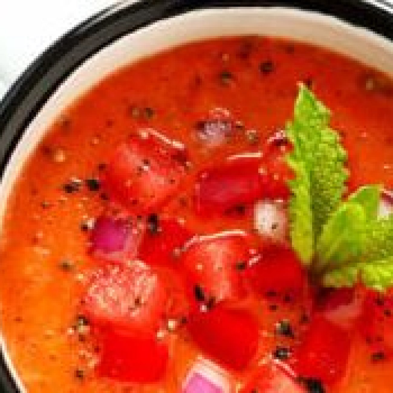 Refreshing Watermelon Cucumber Gazpacho Recipe