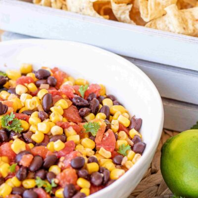 Roasted Corn And Black Bean Salsa