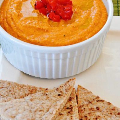 Roasted Red Bell Pepper & Chipotle Hummus