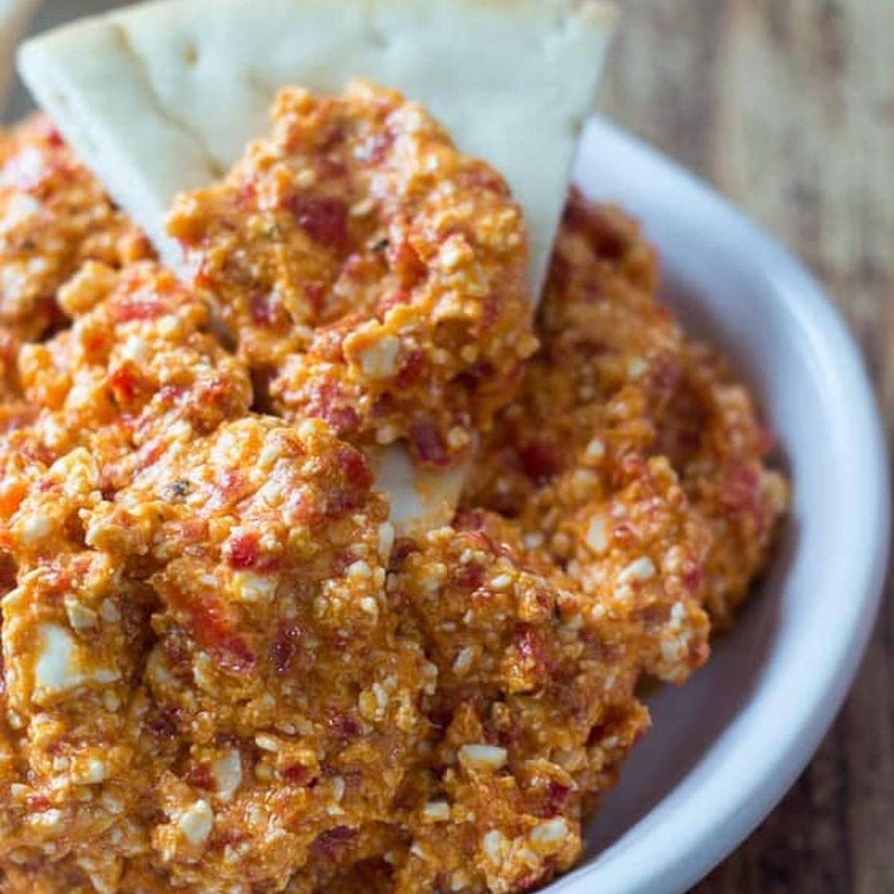 Roasted Red Pepper And Feta Spread
