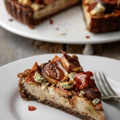 Roquefort Cheesecake With Pecans