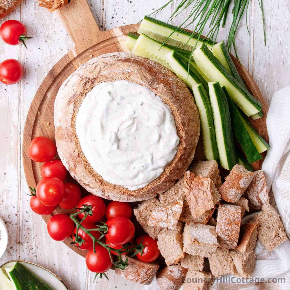 Rye Bread And Dill Dip