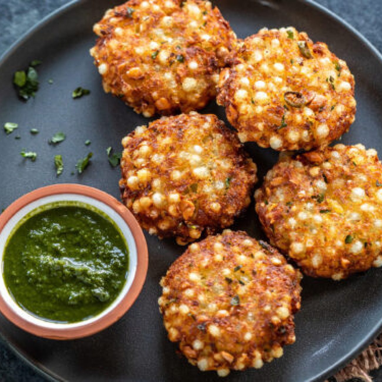 Sago-Potato Vada Tapioca Rounds