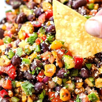 Salsa And Black Bean Dip