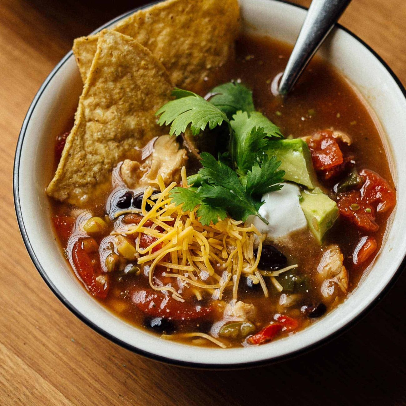 Sarahkayes Spicy Chicken Tortilla Soup