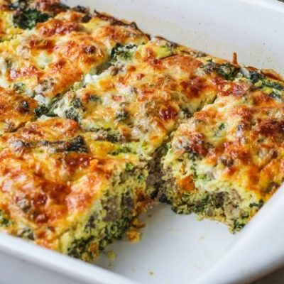 Sausage And Kale Mock Lasagna Casserole