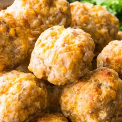 Sausage &Amp; Cheese Appetizer Balls