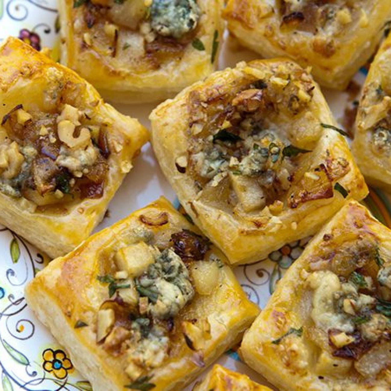 Savory Chicken & Walnut Pinwheel Bites