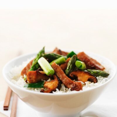 Savory Pork And Mushroom Stir-Fry Delight