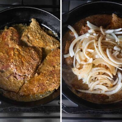 Savory Skillet Steak with Caramelized Onions - Authentic Bistec Encebollado Recipe