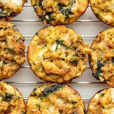 Savory Turkey And Spinach Mini Bites Recipe