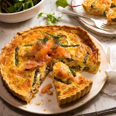 Scandinavian Salmon Cheddar Pie