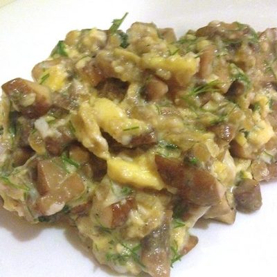 Scrambled Eggs With Mushrooms