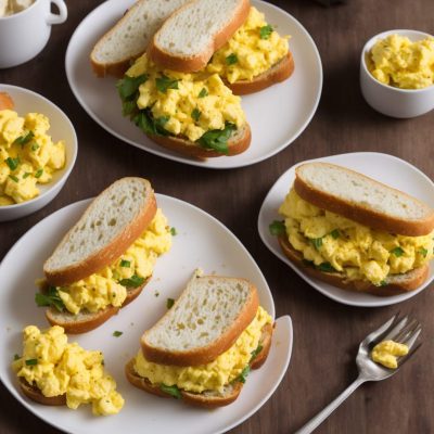 Scrambled Salsa Egg Sandwiches