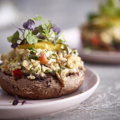 Seafood Stuffed Mushrooms