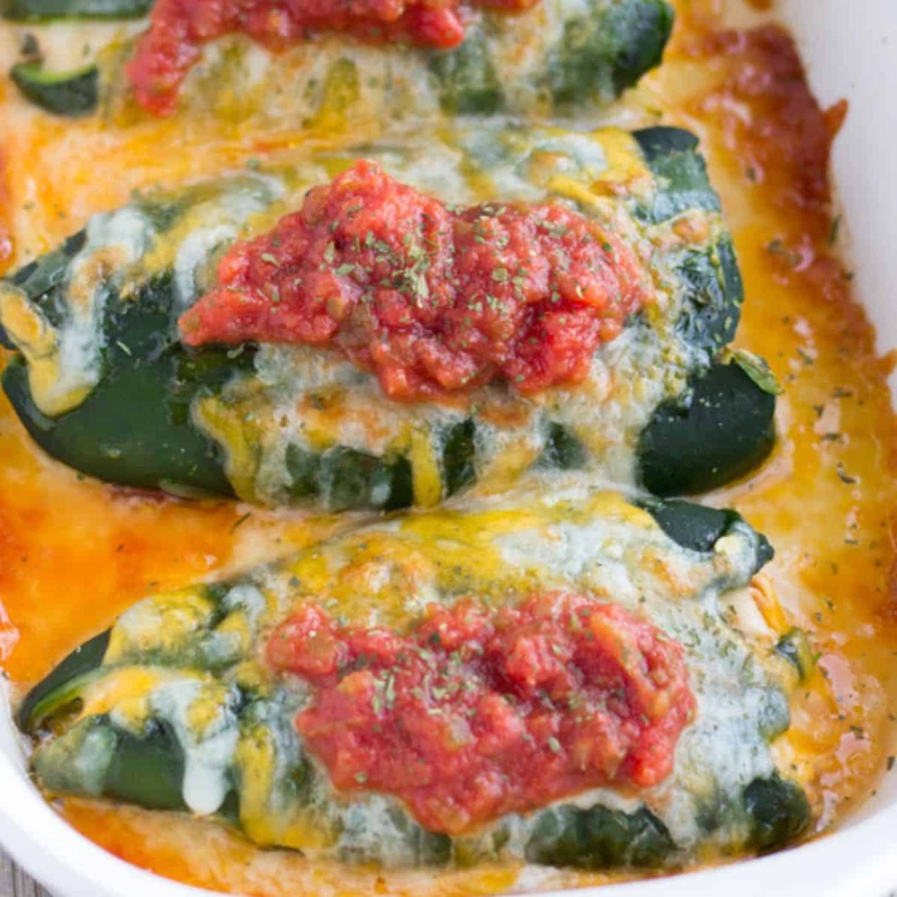 Senor Picos Baked Chile Rellenos