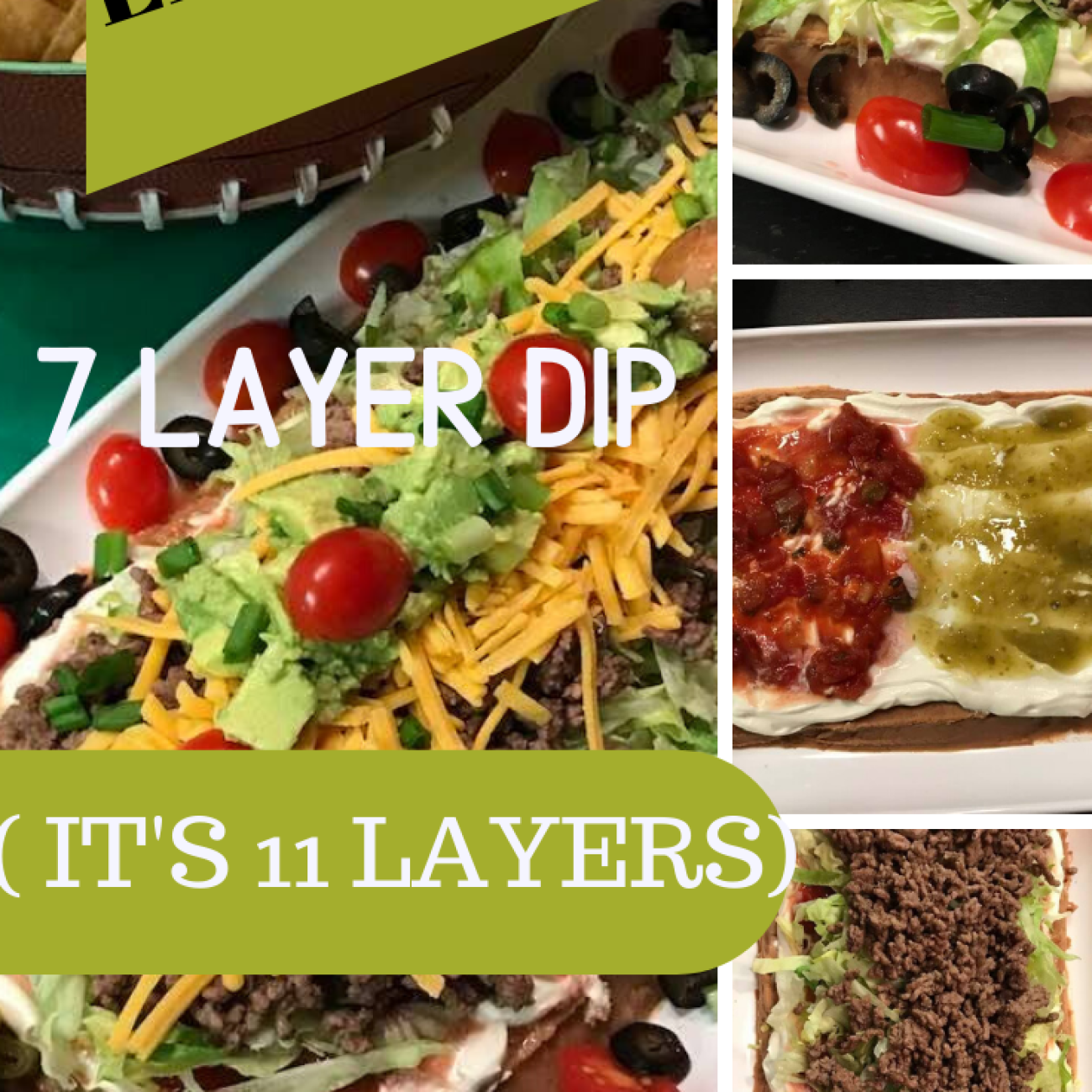 Seven Layer Super Bowl Dip