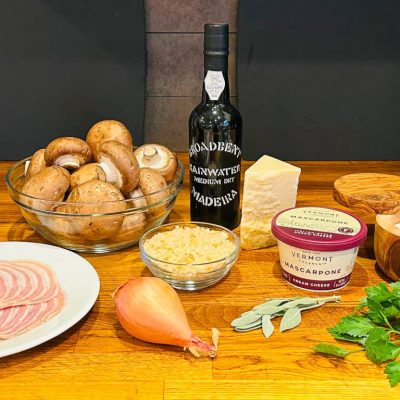 Sicilian Stuffed Mushrooms