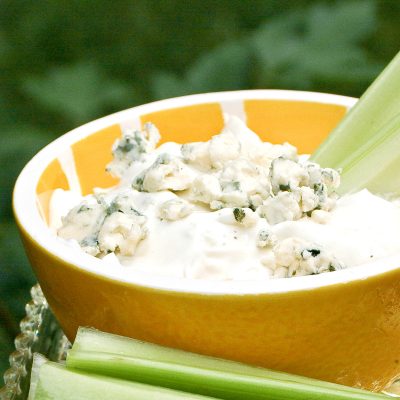 Simple Blue Cheese Dip For The Blue Cheese