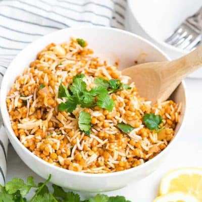 Sizzling Curried Lentil And Rice Delight