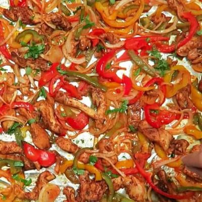 Sizzling Sesame Chicken Fajitas With A Spicy Twist