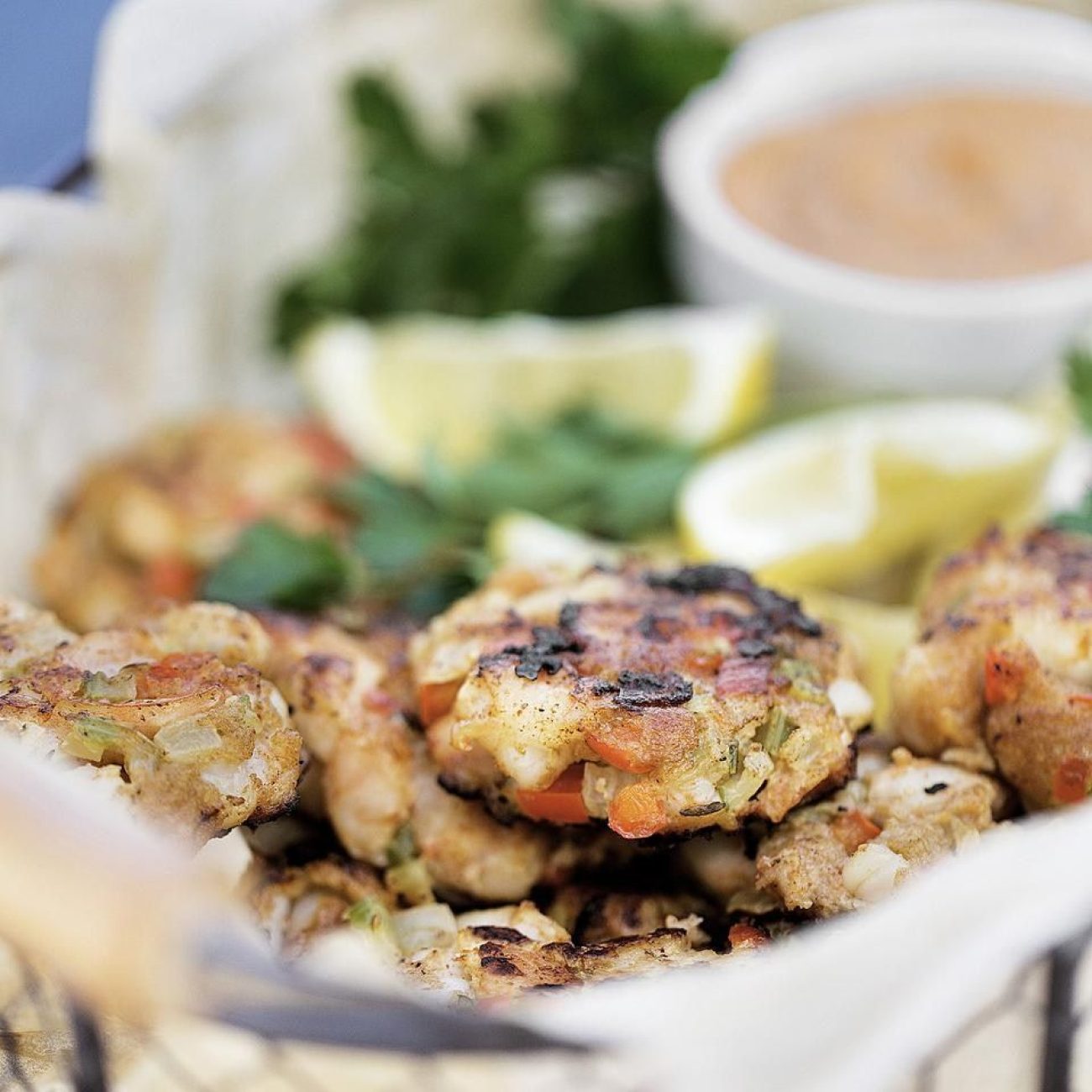 Sizzling Shrimp and Crab Cakes with a Spicy Twist