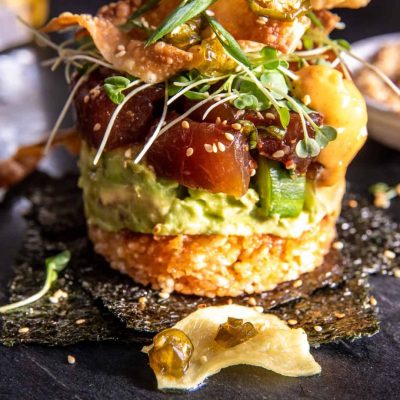 Sizzling Soy-Glazed Spicy Tuna Recipe