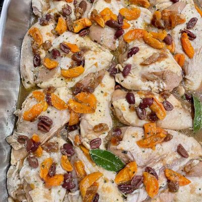 Slow Cooker Chicken Marbella