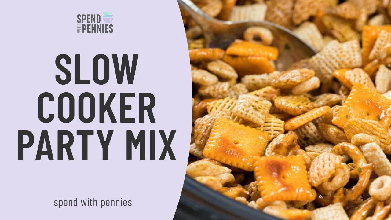 Slow Cooker Party Mix