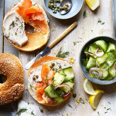 Smoked Salmon Tea Sandwiches With Dill Cream