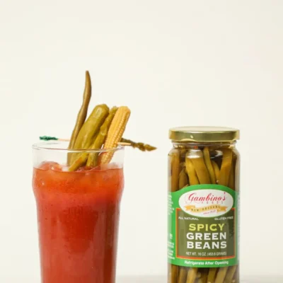 Spicy Bloody Mary Infused Pickled Green Beans Recipe