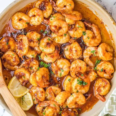 Spicy Sriracha Butter Shrimp Delight