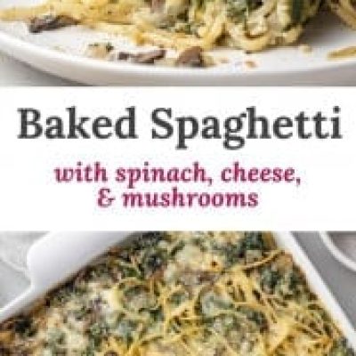 Spinach And Spaghetti Bake: A Cheesy Casserole Delight