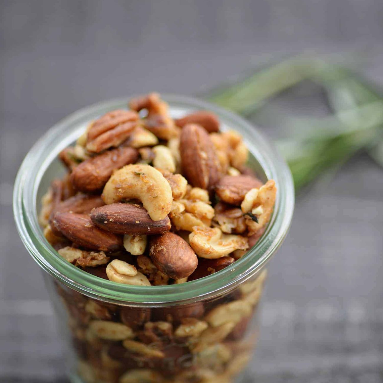 Sweet and Spicy Glazed Nuts Recipe