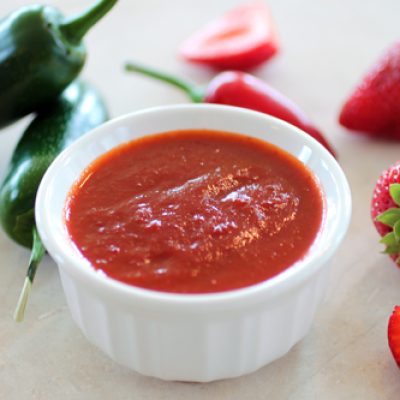 Sweet and Spicy Strawberry BBQ Sauce Recipe